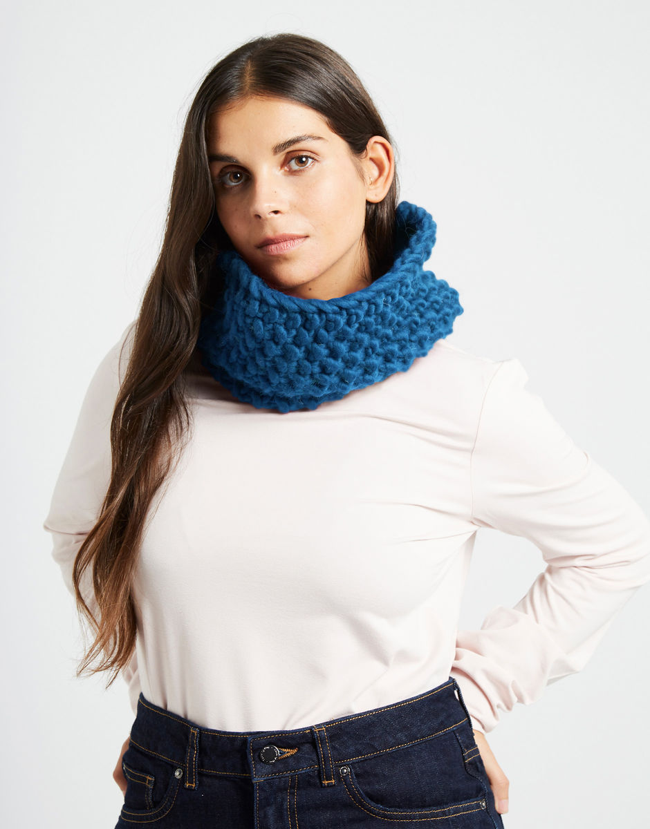 Lil' Snood Dogg Sherpa Blue