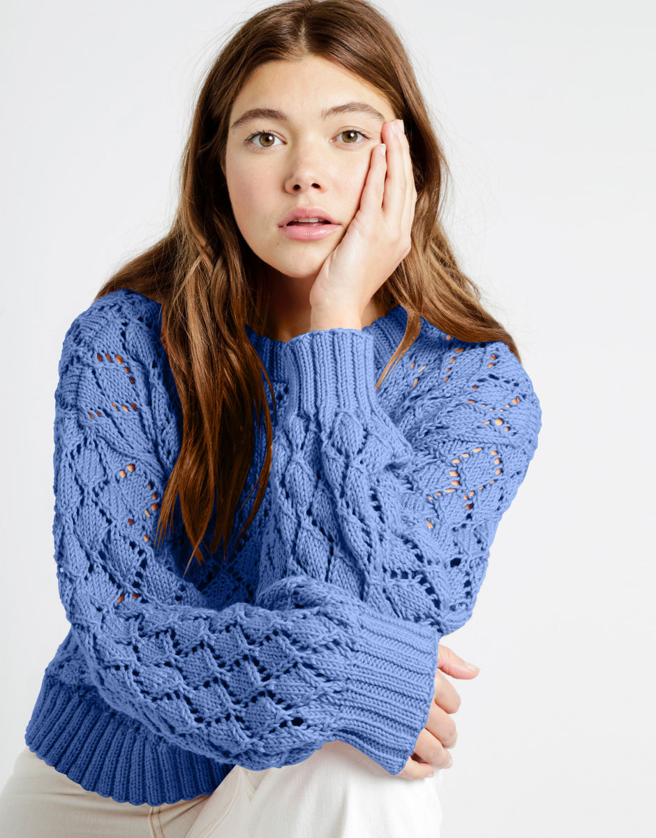 Cyrus Pullover Cloudy Blue