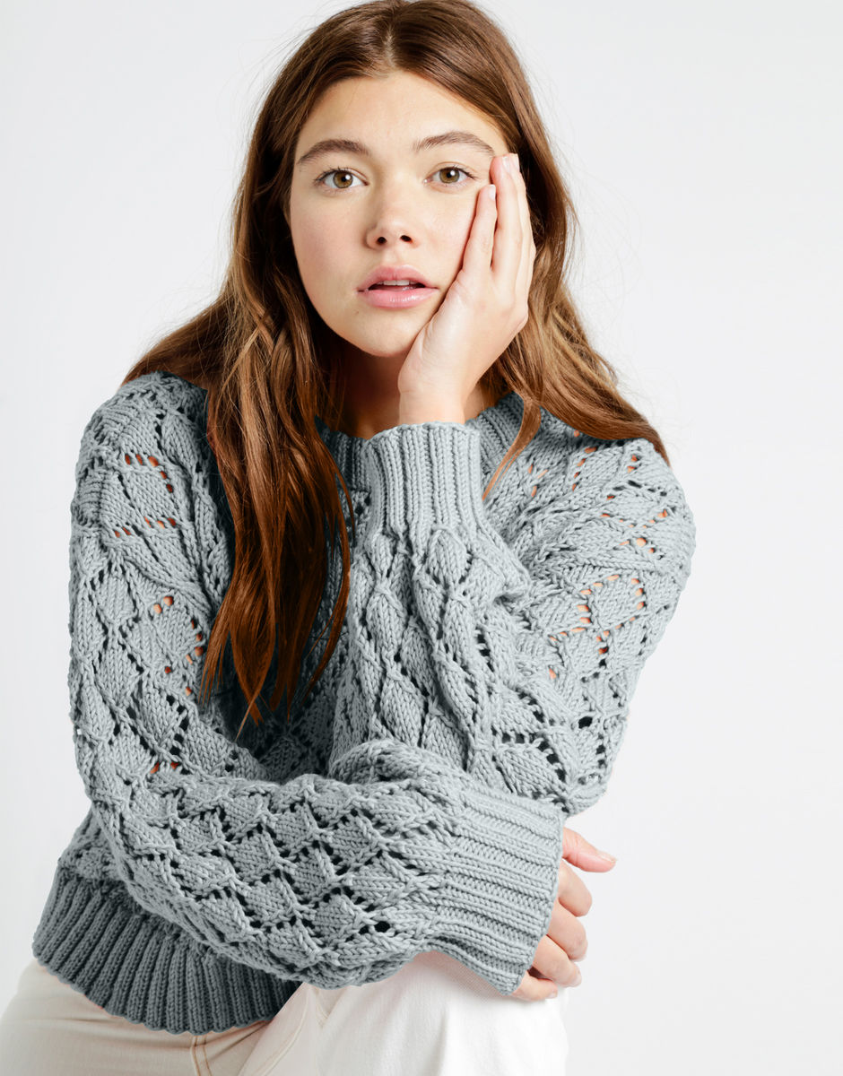 Cyrus Sweater Duck Egg Blue