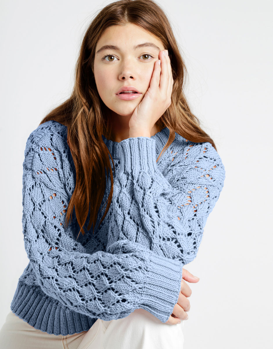 Cyrus Pullover Powder Blue