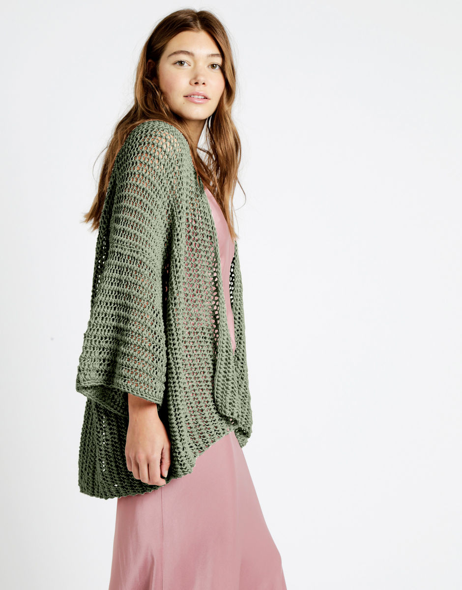 Party in the Cardigan Eucalyptus Green