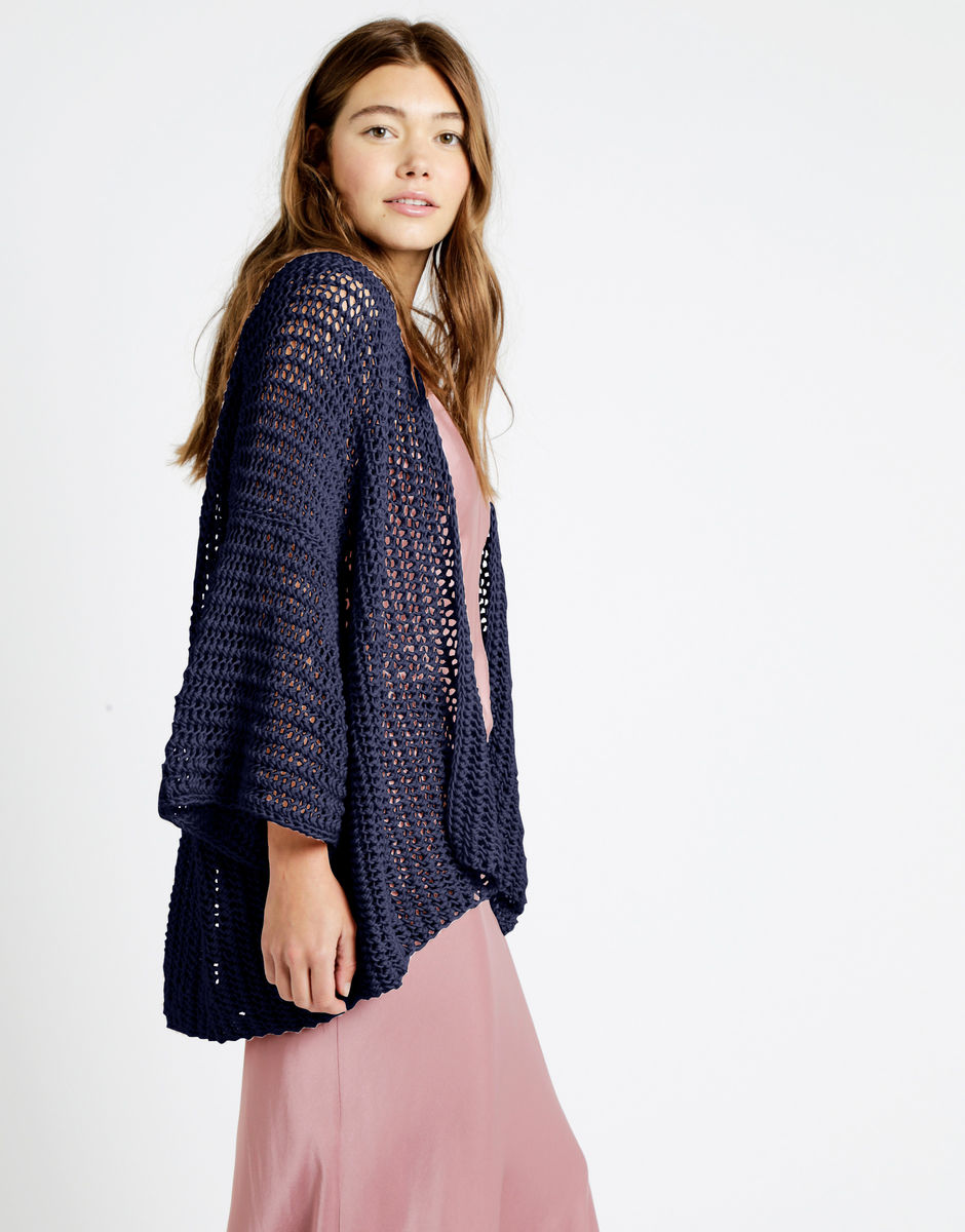 Party in the Cardigan Midnight Blue