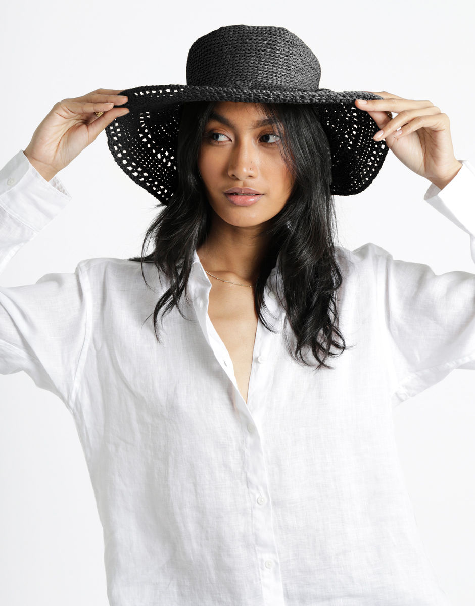Worn This Way Hat Coal Black