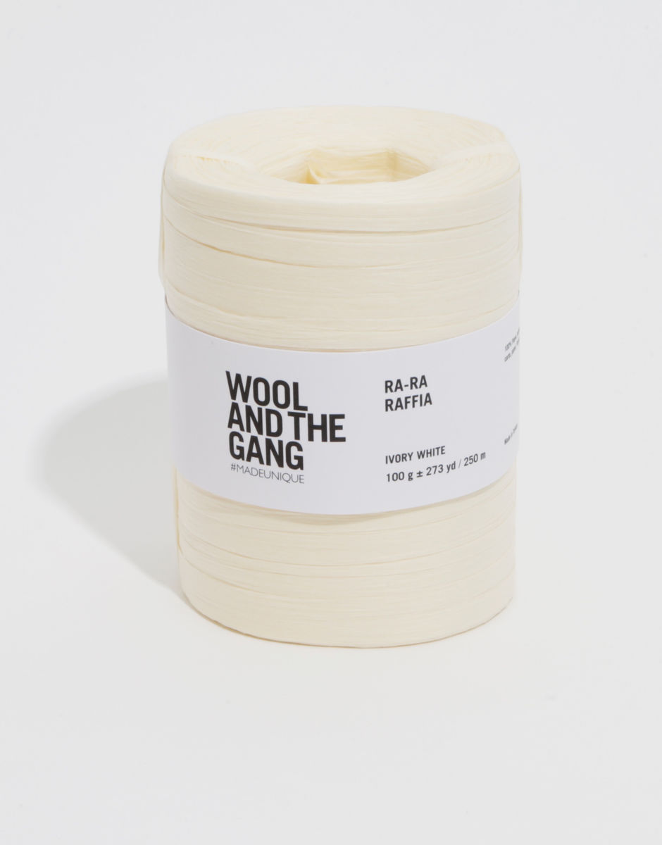 Ra-Ra Raffia Ivory White