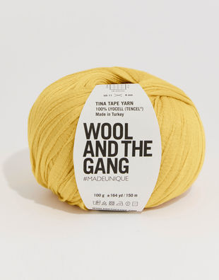 Tina Tape Yarn Chalk Yellow
