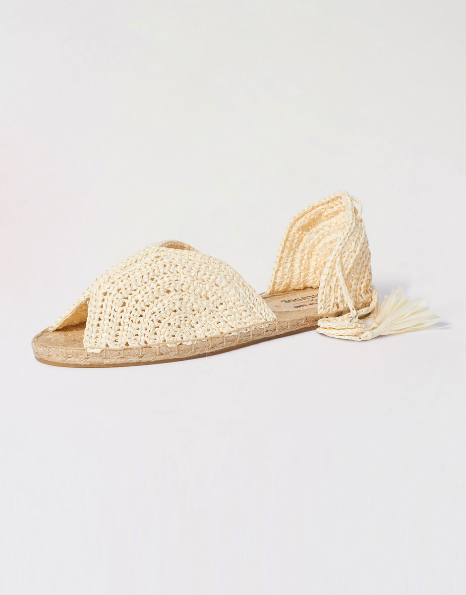 Tropicana Espadrilles Ivory White