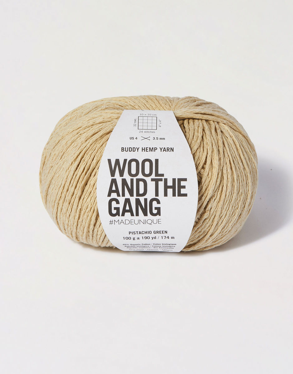 Buddy Hemp Yarn Pistachio Green