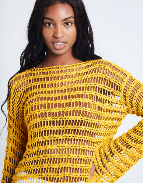 Heartbeat Sweater Soleil Yellow