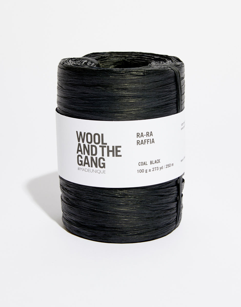 Ra-Ra Raffia Coal Black