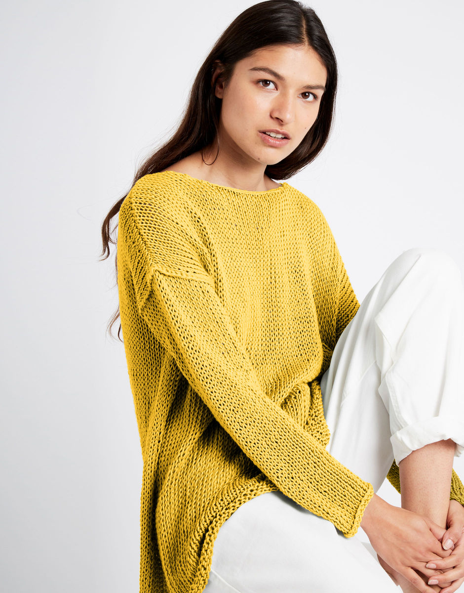 Summertime Tunic Chalk Yellow