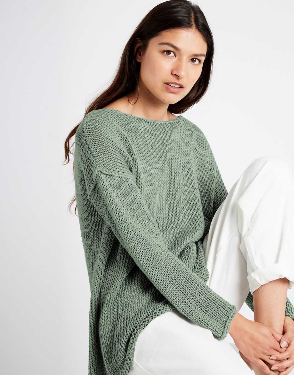 Summertime Tunic Eucalyptus Green