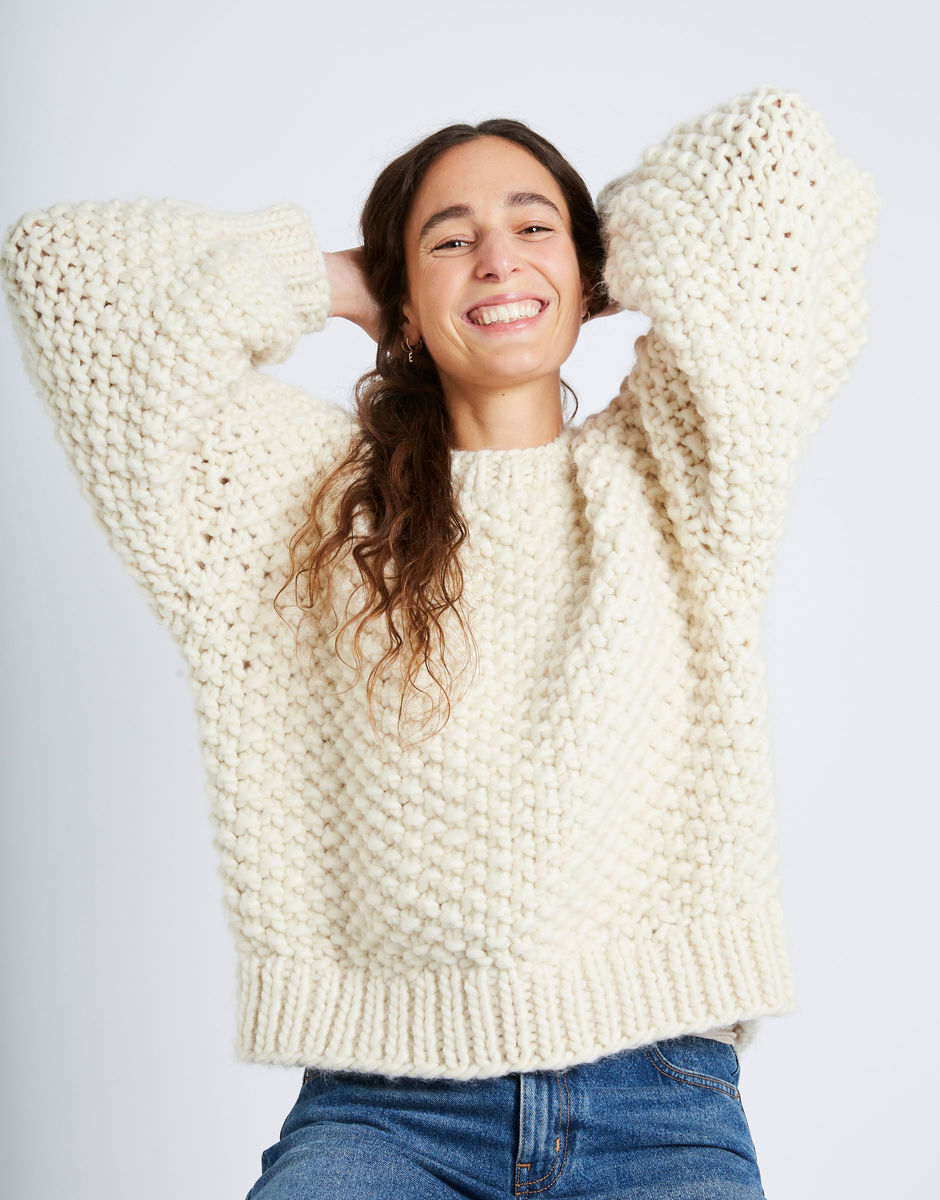 Amanda Sweater Ivory White