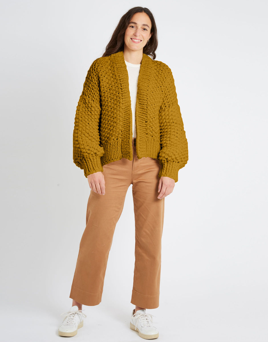 Iris Cardigan Bronzed Olive