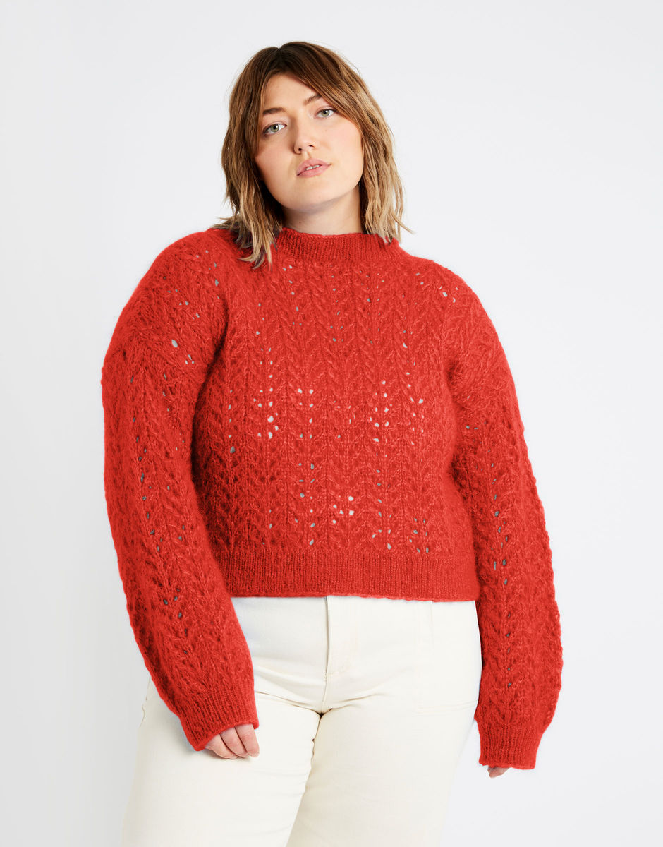Toto Sweater Lipstick Red