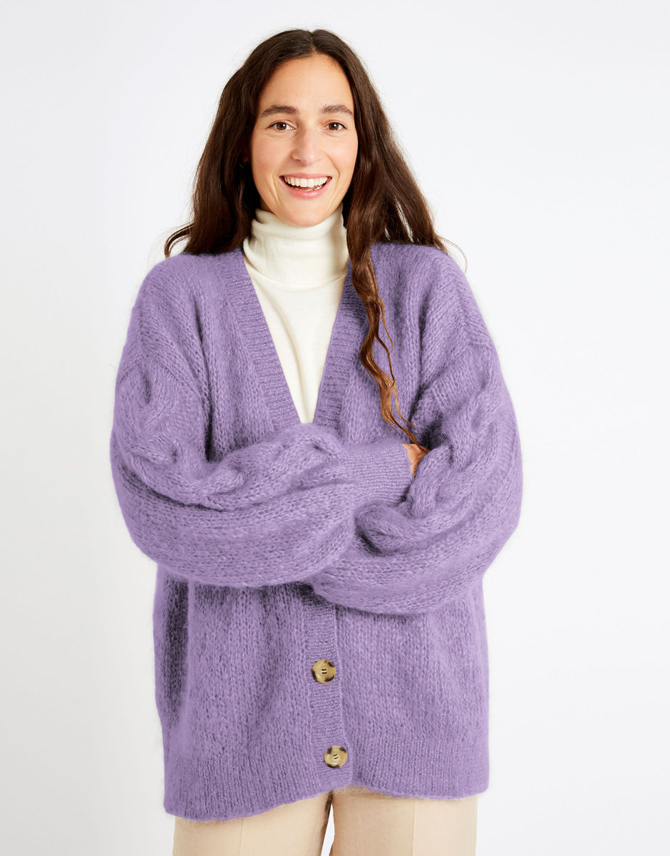 Miles Cardigan Lovely Lilac
