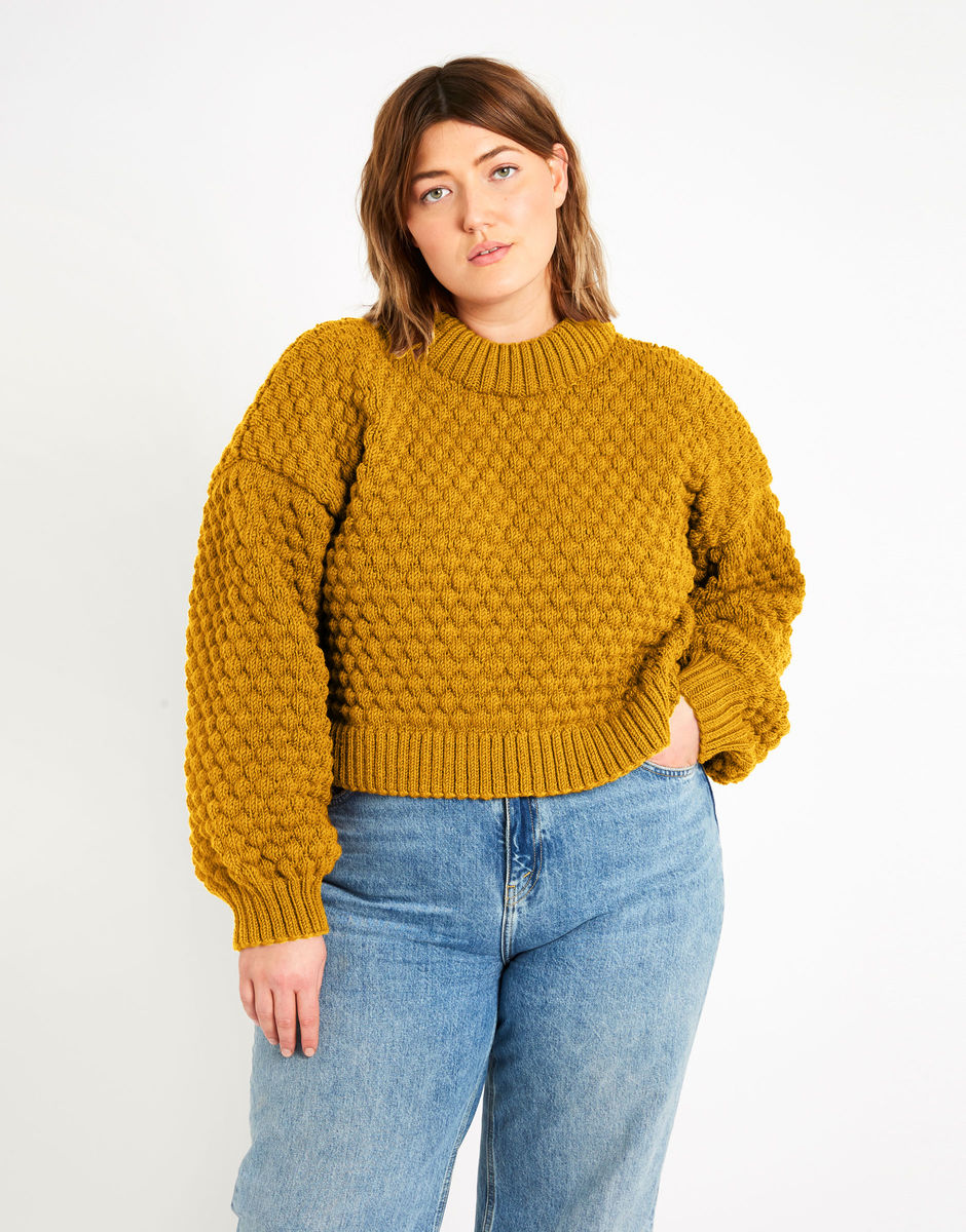 Jasper Sweater Mustard Sally