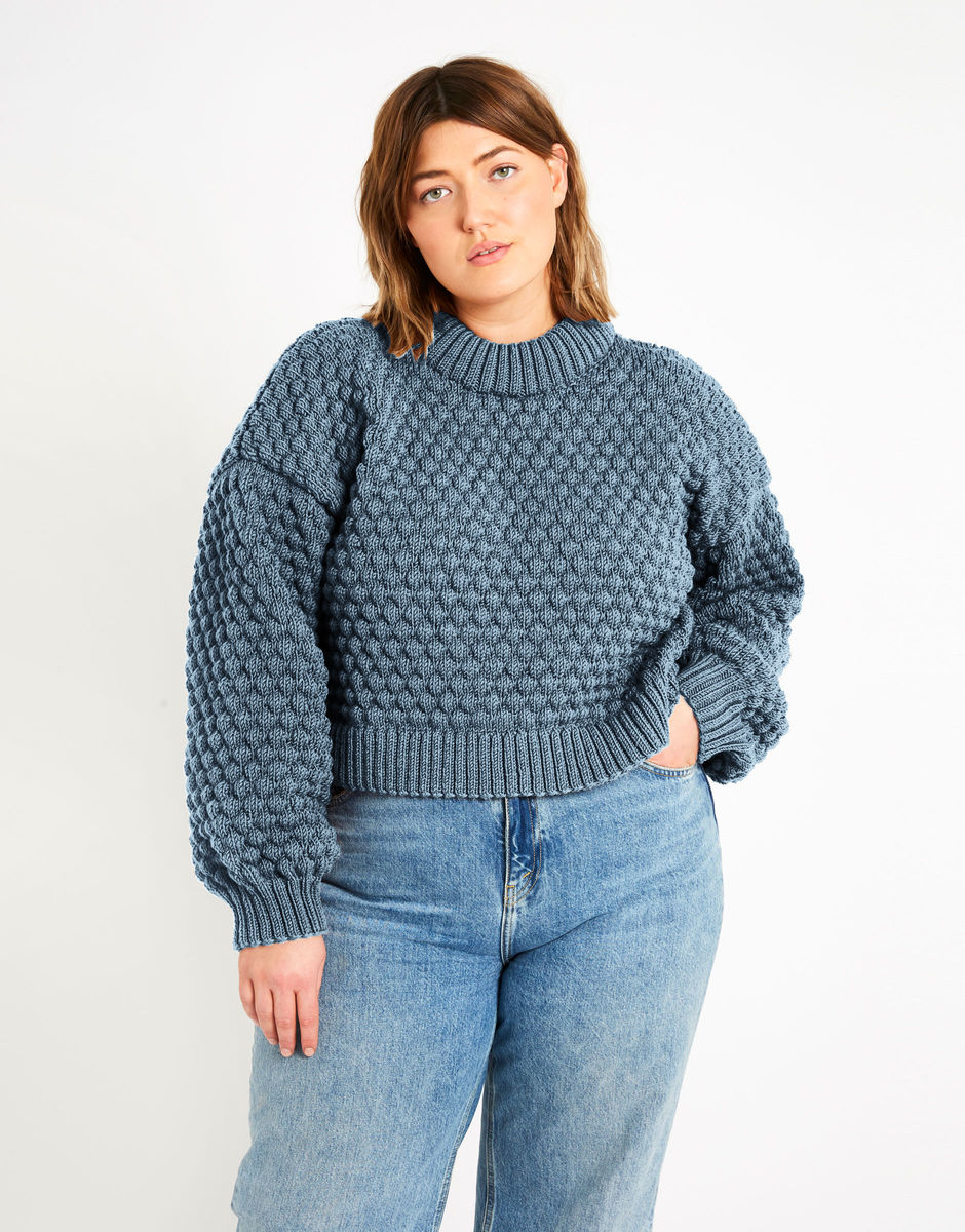 Jasper Sweater Slate Blue
