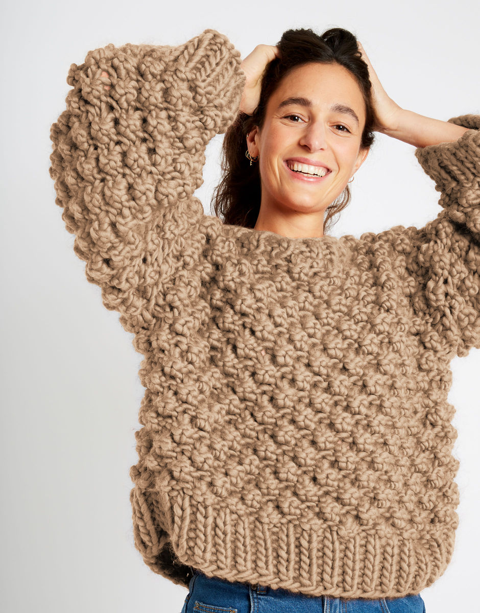 Winter Wonderland Sweater Wild Mushroom