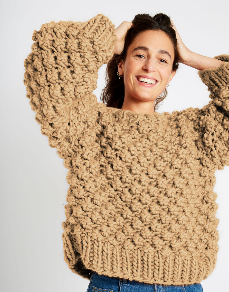 Winter Wonderland Sweater Blonde Beige