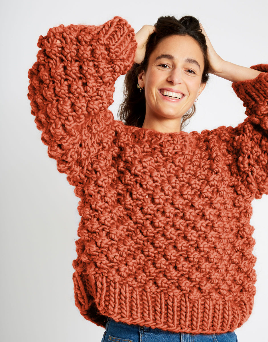 Winter Wonderland Sweater Earthy Orange