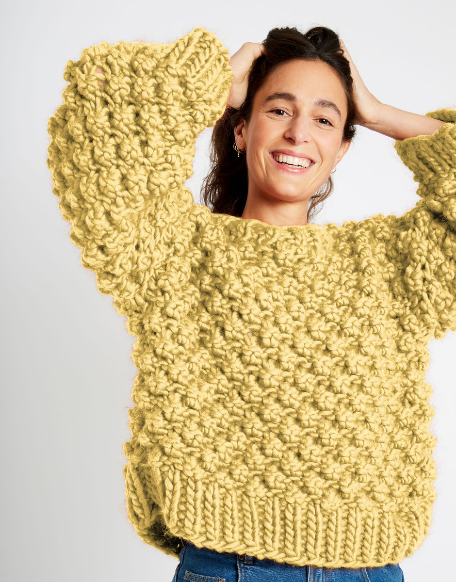 Winter Wonderland Sweater Chalk Yellow