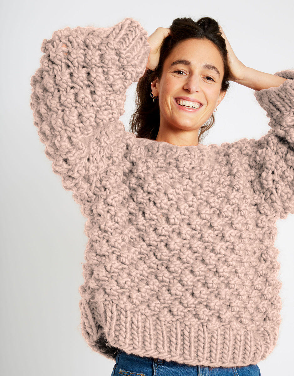 Winter Wonderland Sweater Cameo Rose