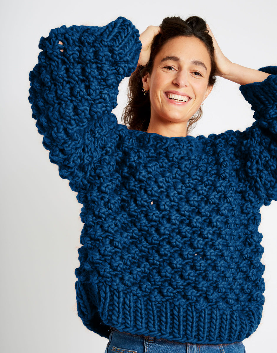 Winter Wonderland Sweater Curasao Blue