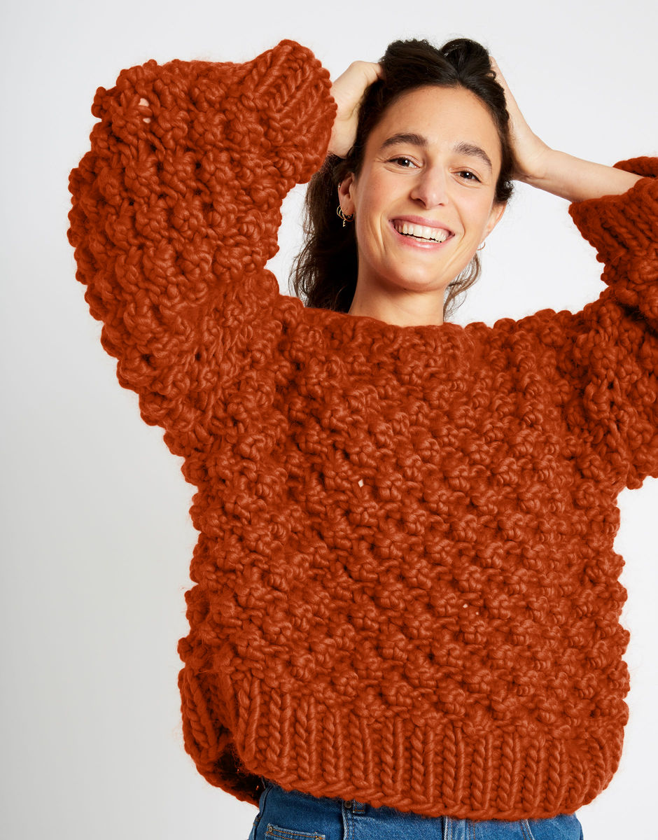 Winter Wonderland Sweater Cinnamon Dust