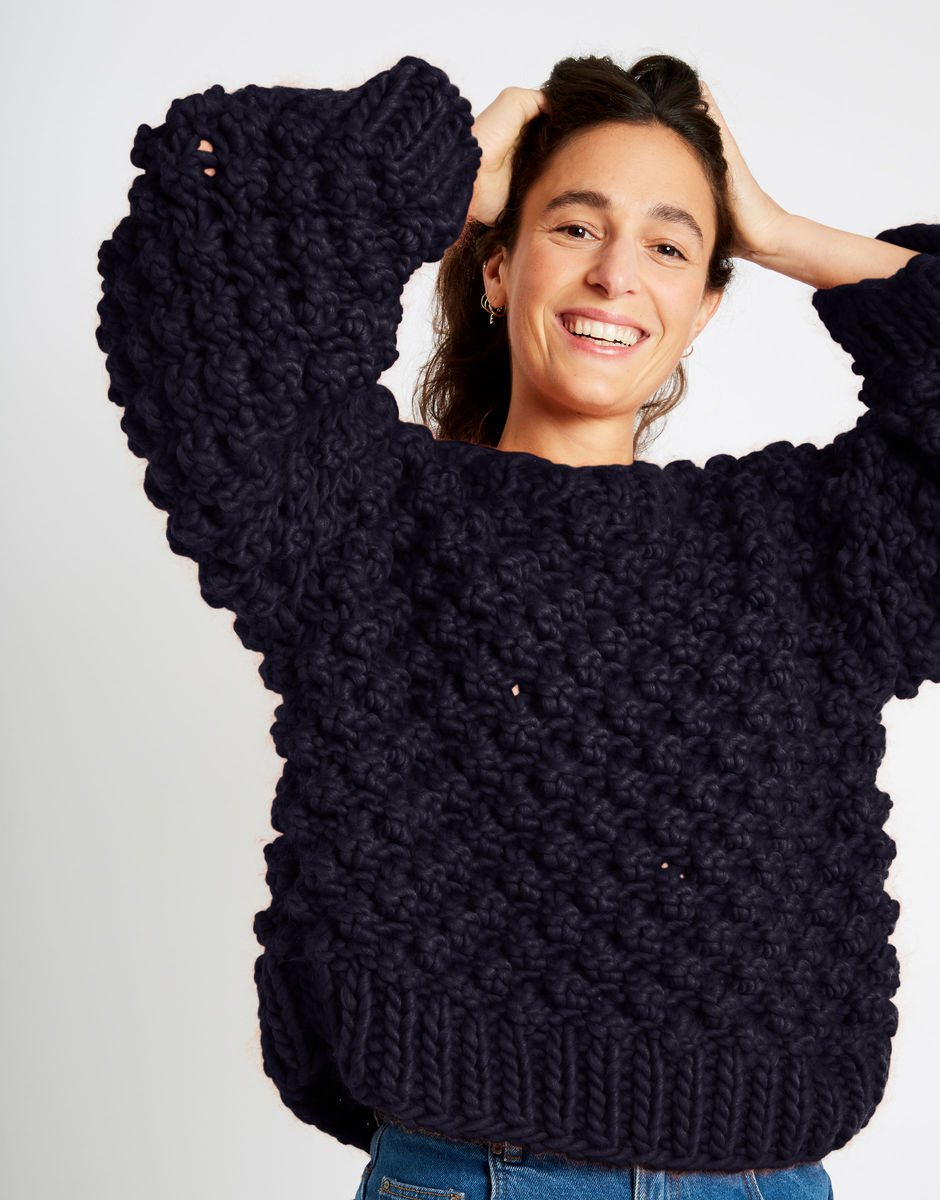 Winter Wonderland Sweater Midnight Blue