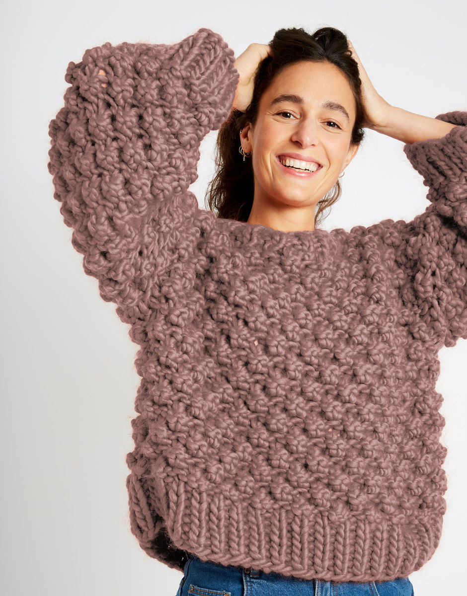 Winter Wonderland Sweater Mellow Mauve
