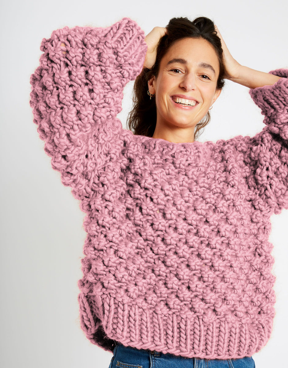 Winter Wonderland Sweater Pink Lemonade