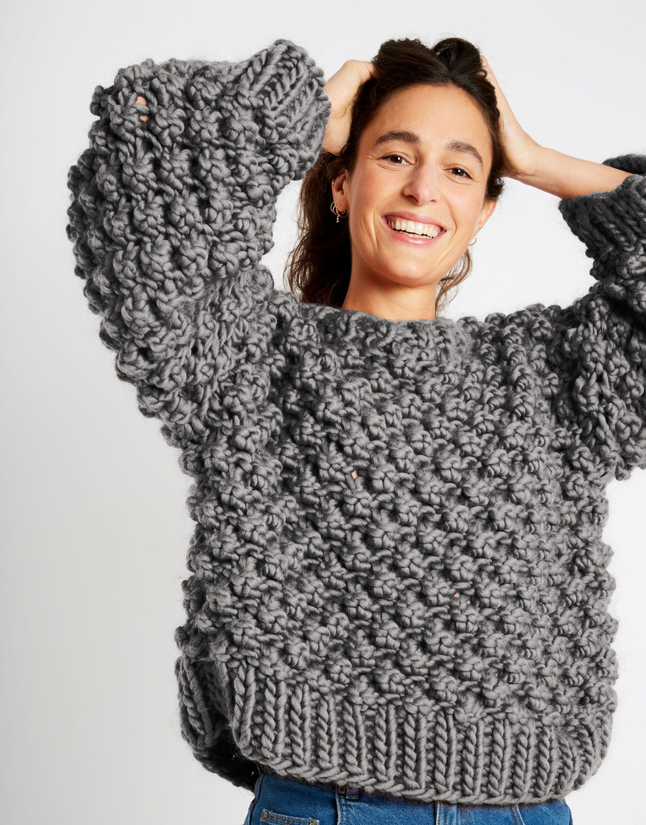 Winter Wonderland Sweater Tweed Grey