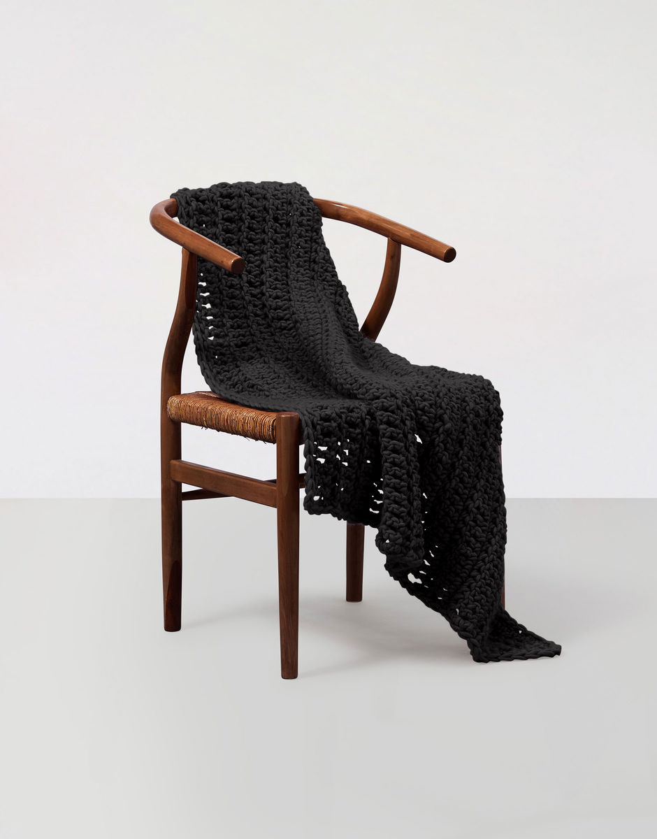 Moonglow Decke Space Black