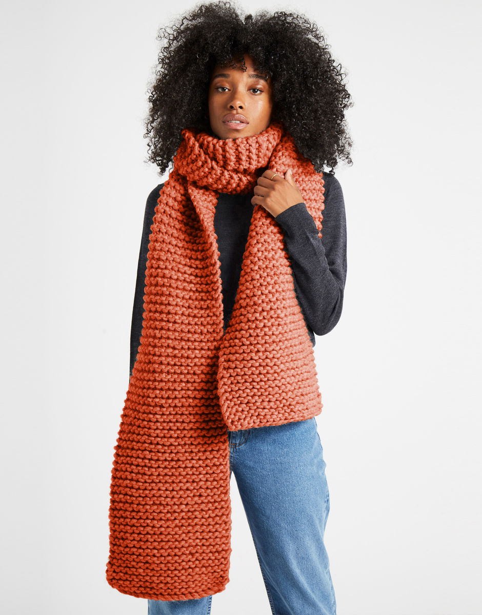 Foxy Roxy Scarf Earthy Orange