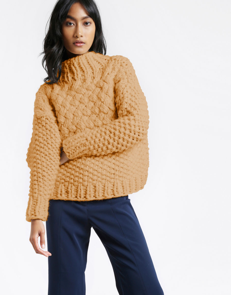 Full Moon Pullover Blonde Beige