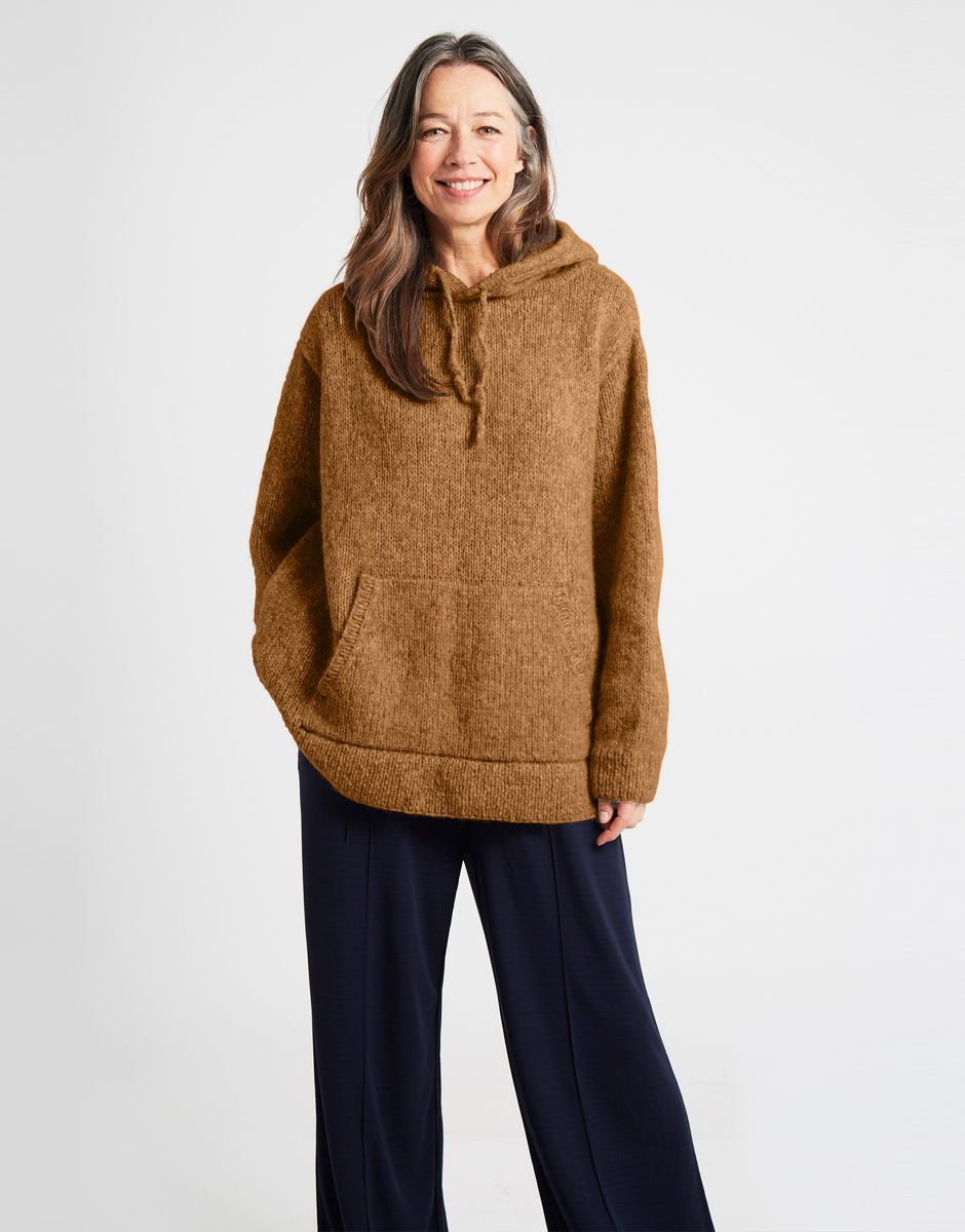 Blackout Hoodie Brown Sugar