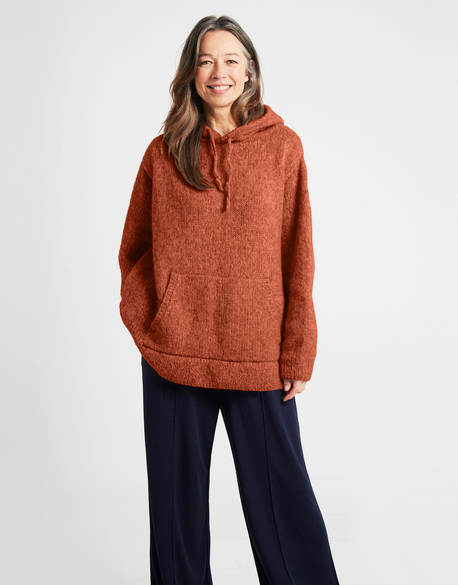 Blackout Hoodie Terracotta Blush