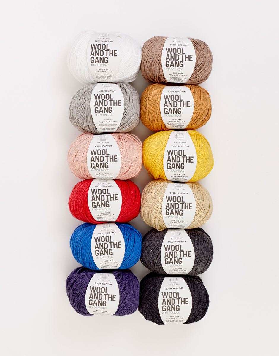 Buddy Hemp Yarn - 12 Knäuel