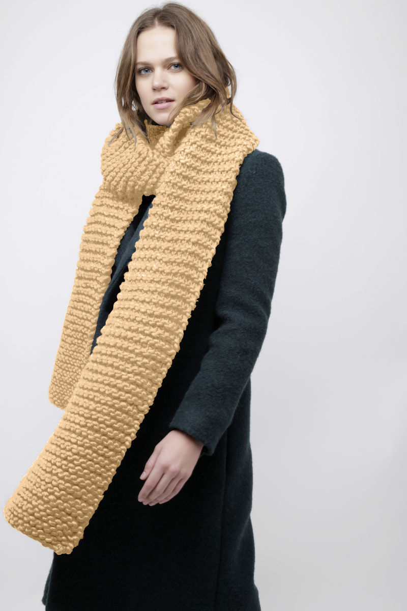 Midi Foxy Roxy Scarf Blonde Beige