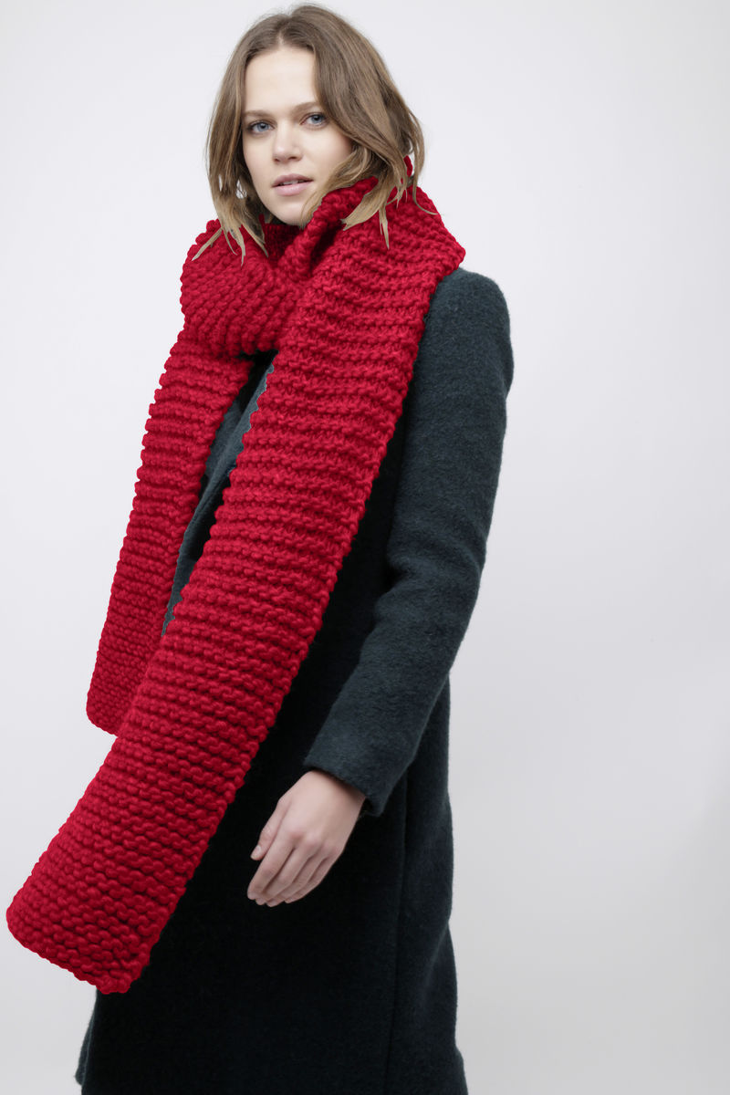 Midi Foxy Roxy Scarf True Blood Red