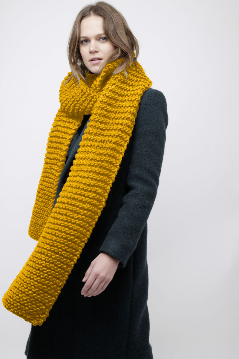 Midi Foxy Roxy Scarf Mustard Sally