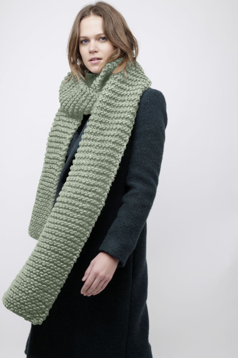 Midi Foxy Roxy Scarf Eucalyptus Green