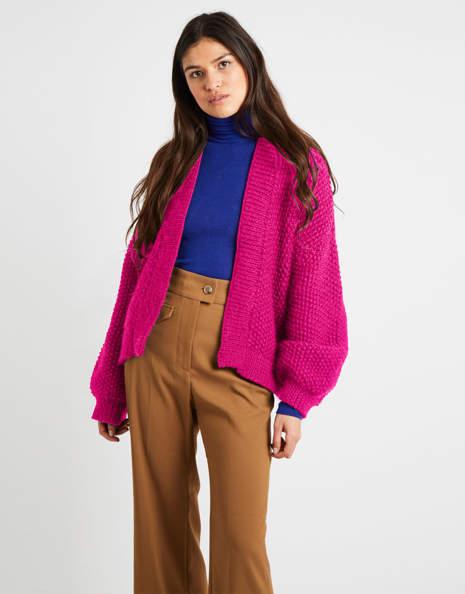 Grace Cardigan Bubblegum Pink