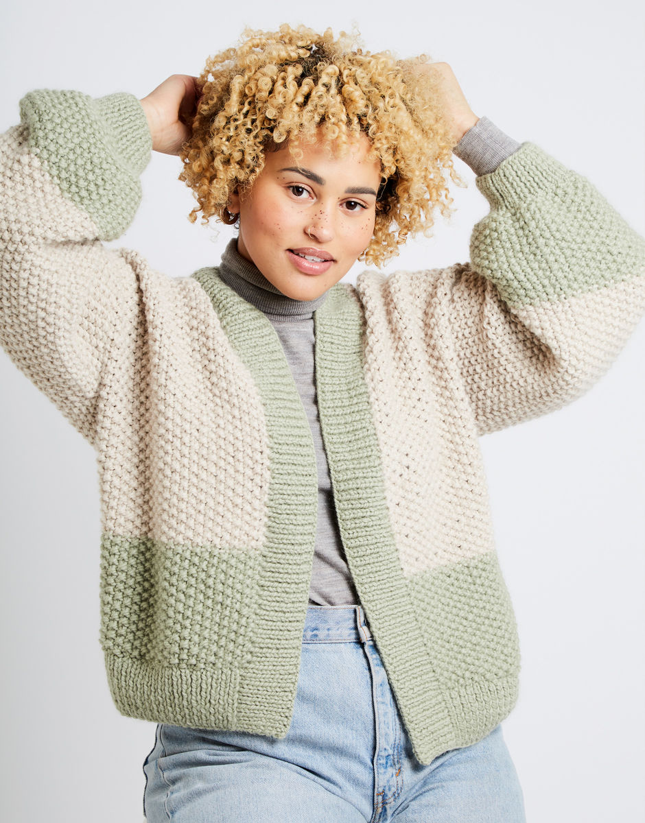 Grace Cardigan Two Tone