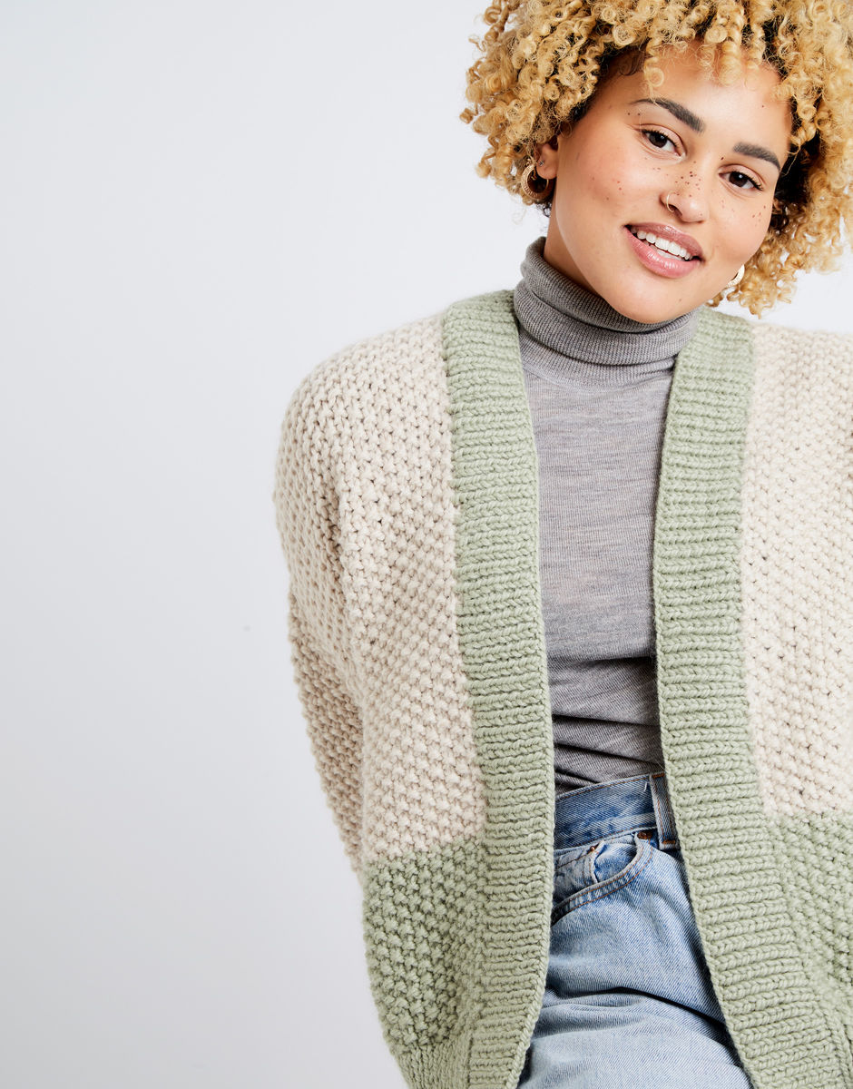 Grace Cardigan Two Tone
