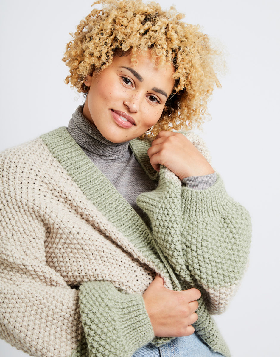 Grace Cardigan Two Tone