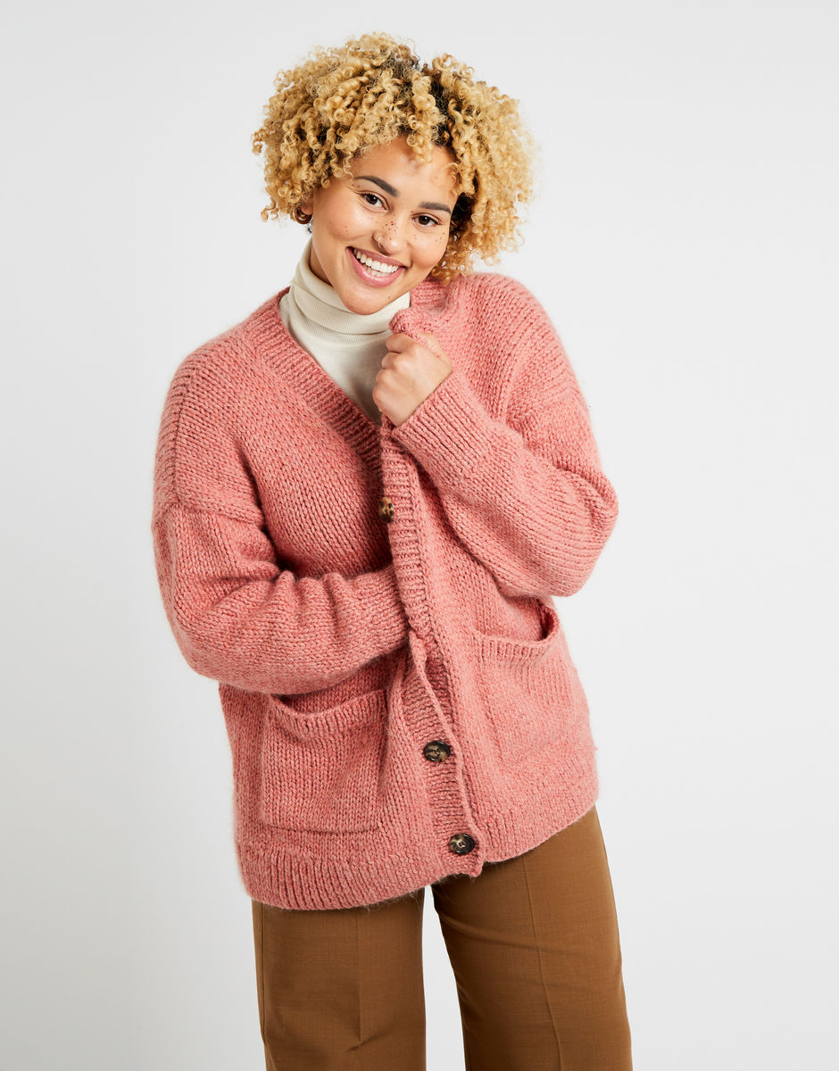 Cardigan Elizabeth Rocksalt Red