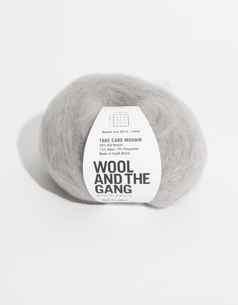 Take Care Mohair Dusty Grey