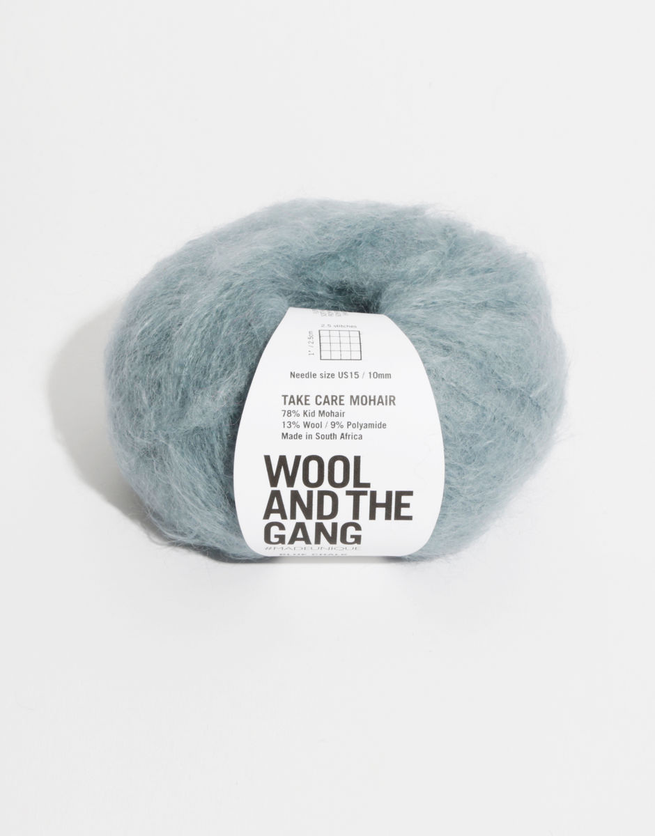 Take Care Mohair Blue Chalk