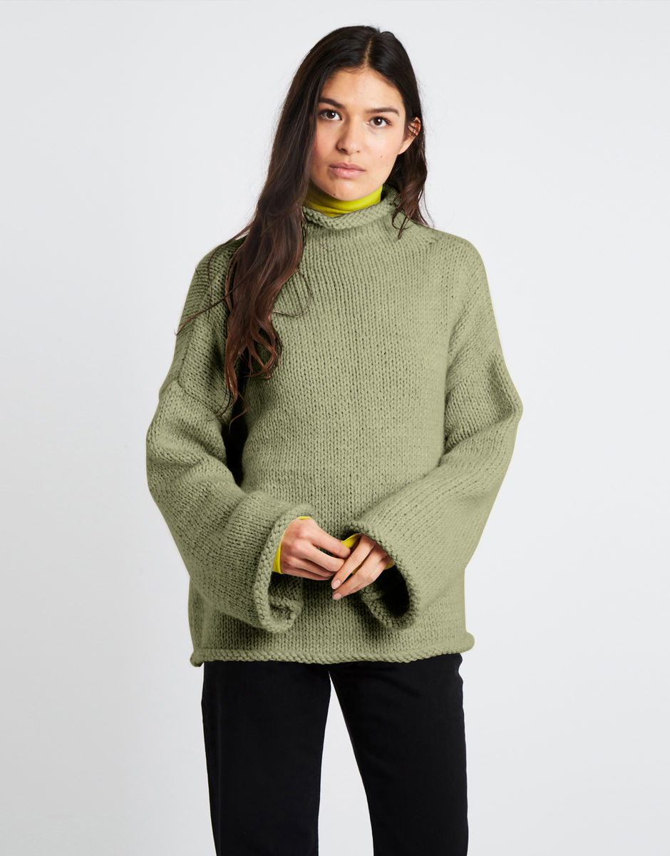 Audrey Sweater Eucalyptus Green